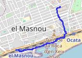 Ze stacji 2022-09-18 15:13 - mapa trasy gps - marsz