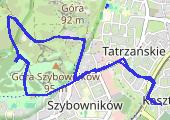 Trasa z dnia 2022-09-24 19:55 - mapa trasy gps - rower miejski