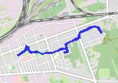 Trasa z dnia 2022-09-26 19:34 - mapa trasy gps - rower szosowy