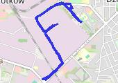 Trasa z dnia 2022-09-28 18:22 - mapa trasy gps - bieganie