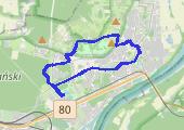 Trasa z dnia 2022-10-01 19:05 - mapa trasy gps - rower miejski