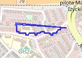 Trasa z dnia 2022-10-03 06:08 - mapa trasy gps - marsz