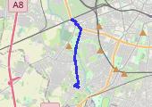 Trasa z dnia 2022-10-14 18:01 - mapa trasy gps - rower górski