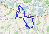 Trasa z dnia 2022-06-25 13:50 - mapa trasy gps - rower szosowy