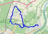 Trasa z dnia 2022-10-23 14:05 - mapa trasy gps - rower górski