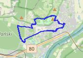 Trasa z dnia 2022-10-29 17:37 - mapa trasy gps - rower górski