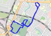 Trasa z dnia 2022-11-01 20:20 - mapa trasy gps - marsz