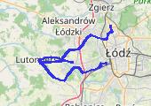 Z Perro na badanie krwi i biopsję, E 1583 LHL 2022-10-25 17:03 - mapa trasy gps - samochód