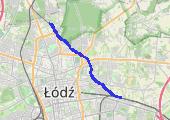 ŁKA ŁW-ŁRW 2022-10-27 17:52 - mapa trasy gps - pociąg