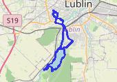 Rower zalew - mapa trasy gps - rower górski