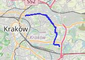 Trasa z dnia 2022-11-08 13:54 - mapa trasy gps - rower trekkingowy