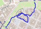 Trasa z dnia 2022-11-20 17:19 - mapa trasy gps - spacer