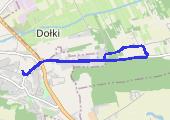 Trasa z dnia 2022-11-03 19:43 - mapa trasy gps - bieganie