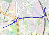 Trasa z dnia 2022-11-23 08:02 - mapa trasy gps - rower górski