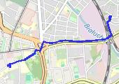 Trasa z dnia 2022-11-23 15:25 - mapa trasy gps - rower górski