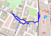 Trasa z dnia 2022-11-27 11:39 - mapa trasy gps - spacer