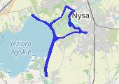 Trasa z dnia 2022-12-04 19:33 - mapa trasy gps - rower trekkingowy