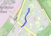 Trasa z dnia 2022-12-14 15:12 - mapa trasy gps - spacer