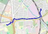 Trasa z dnia 2022-12-13 08:22 - mapa trasy gps - rower górski