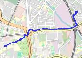 Trasa z dnia 2022-12-12 08:07 - mapa trasy gps - rower górski