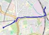 Trasa z dnia 2022-12-08 15:18 - mapa trasy gps - rower górski