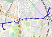 Trasa z dnia 2022-12-07 08:22 - mapa trasy gps - rower górski