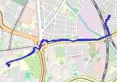 Trasa z dnia 2022-12-05 08:09 - mapa trasy gps - rower górski