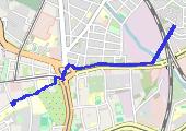 Trasa z dnia 2022-12-01 08:13 - mapa trasy gps - rower górski