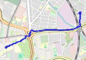Trasa z dnia 2022-11-30 08:07 - mapa trasy gps - rower górski