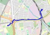 Trasa z dnia 2022-11-29 07:57 - mapa trasy gps - rower górski