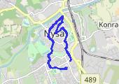 Trasa z dnia 2022-12-16 09:30 - mapa trasy gps - rower trekkingowy