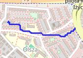 Trasa z dnia 2022-12-19 12:13 - mapa trasy gps - marsz