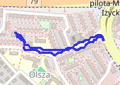 Trasa z dnia 2022-12-28 22:59 - mapa trasy gps - marsz