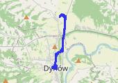 Do Babci Stasi na urodziny, Kejsi, Toyotą 2023-01-02 18:07 - mapa trasy gps - samochód