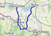 Trasa z dnia 2023-01-07 10:32 - mapa trasy gps - rower trekkingowy