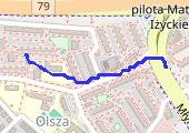 Trasa z dnia 2023-01-10 23:17 - mapa trasy gps - marsz