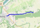 Trasa z dnia 2023-01-15 13:57 - mapa trasy gps - bieganie