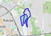 Spacer - mapa trasy gps - spacer