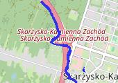 Trasa z dnia 2023-02-06 20:54 - mapa trasy gps - bieganie