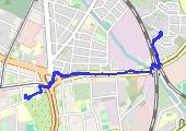 Trasa z dnia 2023-01-23 08:13 - mapa trasy gps - rower górski