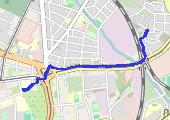 Trasa z dnia 2023-01-25 08:12 - mapa trasy gps - rower górski