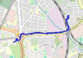 Trasa z dnia 2023-01-25 15:58 - mapa trasy gps - rower górski