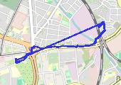 Trasa z dnia 2023-01-26 08:00 - mapa trasy gps - rower górski