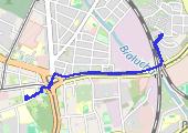 Trasa z dnia 2023-02-08 08:06 - mapa trasy gps - rower górski