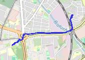 Trasa z dnia 2023-02-08 15:25 - mapa trasy gps - rower górski
