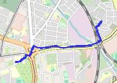 Trasa z dnia 2023-02-09 08:02 - mapa trasy gps - rower górski