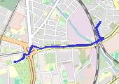 Trasa z dnia 2023-02-14 08:11 - mapa trasy gps - rower górski