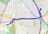 Trasa z dnia 2023-02-15 08:04 - mapa trasy gps - rower górski