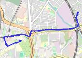 Trasa z dnia 2023-02-15 15:29 - mapa trasy gps - rower górski