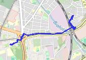 Trasa z dnia 2023-02-17 08:10 - mapa trasy gps - rower górski
